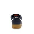 thumbnail image 4 of Nike Men's SB Dunk Low Navy Gum Skateboarding Shoes, from StockX, 4 of 5