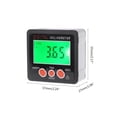 thumbnail image 4 of Precise Digital Inclinometer Protractor IP54 Waterproof Level Angle Finders Measurement Electronic Measuring Tool Home Work White Light, 4 of 9