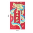 thumbnail image 6 of Tnobhg 12Pcs 2024 Spring Festival Red Envelopes Vibrant Color Chinese Dragon Design Lunar New Year Luck Money Envelopes, 6 of 8