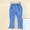 Light Blue#1, variant on SERTG Girls Fashion Print Slim Jeans Elastic Waist Casual Kids Spring Summer Full Length Pants Jeans Everyday Trousers(Light Blue#6,4-5 Years)