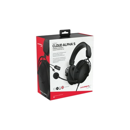 HyperX - Cloud Alpha Wired Stereo Gaming Headset for PC, Xbox X|S, Xbox One, PS5, PS4, Nintendo Switch, and Mobile - Black