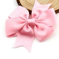 thumbnail image 4 of 15 Colors 3-inch Boutique Hair Bows Girls Kids Alligator Clip Grosgrain Ribbon Hair Clips (Mixed Color), 4 of 5
