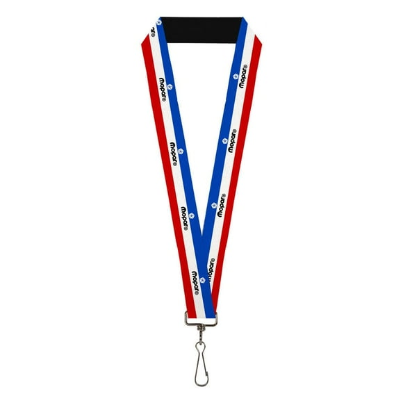 Lanière Logo Mopar Rayé Bleu Blanc Rouge