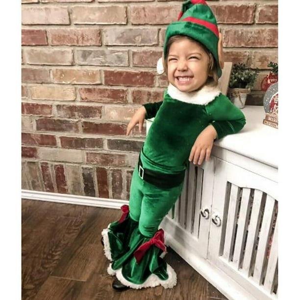 Girls Christmas Costume Festival Bell Bell Bottom Newborn Bottom