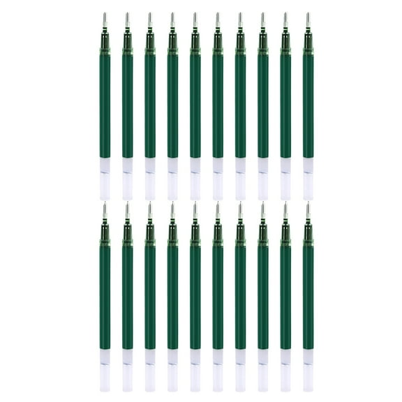 Erasable Gel Ink Refills (Fine Point Cartridges, Correction), 20 Green/Black/Purple Refills Fit Major Brands, Gel Ink For Erasable Gel Ink Pen Fine Point 0.7mm And(#A), By Meiiso