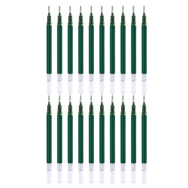 Back to School Gel Ink For Erasable Gel Ink Pen Fine Point 0.7mm And 1mm Green,Black,Purple And Yellow Ink Pack Of 20,2ml