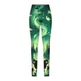 thumbnail image 6 of QATAINLAV Womens 2024 Halloween Costume, Workout Leggings for Women Butt Lifting High Waist Sport Pants Funny Graphic Print Jogger Tight Trousers Prime Sales Today Green 3XL, 6 of 7