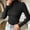 Black, variant on Women'S Turtleneck Sweater Knit Pullover Long Sleeve Slim Fit Base Layer Top Casual Winter Fashionable Solid Color Stretch Turtleneck Tee for Office Outdoor