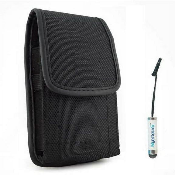 Lenovo PHAB2, PHAB2 Plus Heavy Duty Canvas Case with Clip Closure and Metal Clip on the back. Also has canvas belt loop underneath the clip. (MV014)   MYNETDEALS Stylus