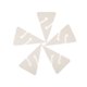 thumbnail image 3 of Naiovety 5 uds Logos geometría tres plástico señal segura que indica pequeño ligero reemplazo de señal bajo el agua Deportes acuáticos Blanco, 3 of 6
