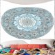 thumbnail image 3 of Tapiz decorativo multiusos con diseño geométrico y mandala vibrante, ideal para paredes, playa o yoga – Poliéster resistente y fácil de transportar., 3 of 5