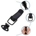 thumbnail image 5 of FRCOLOR Hasp Lock 6pcs Stainless Steel Hasp Clamp Clip Lock with Toggle Latch for Boxes,3.54"X1.26"X0.35", 5 of 5