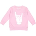 thumbnail image 2 of Inktastic Rocker Horns Toddler Sweatshirt, 2 of 4