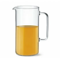 SIMAX Glass Pitcher, 32 Oz (1 Quart) Borosilicate Glass Water Pitchers, Hot and Cold Safe Sangria Pitchers, for Beverage, Iced Tea, Lemonade & Juice