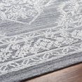 thumbnail image 6 of Hauteloom Denae Recycled Material Living Room, Bedroom Area Rug - Traditional - White, Gray - 5' x 7'6", 6 of 6