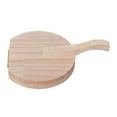thumbnail image 1 of simhoa Dumpling Press Tool Homemade Wood Tortilla Press for Cooking Pastry Pancakes Round, 1 of 8