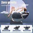thumbnail image 3 of BestMassage 4D Massage Chair,Full Body Zero Gravity Recliner Chair with Smart Large Screen Bluetooth Heat Foot Roller,Grey, 3 of 7