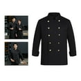 thumbnail image 4 of Chaqueta De Chef De Manga Larga Unisex De Otoño Para Restaurante Hotel Sunnimix Chaquetas de cocinero, 4 of 8