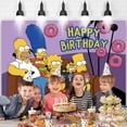 thumbnail image 4 of The Simpsons Cartoon Theme Birthday Flag Background Banner Children's Party Decoration supplies Photography Photo Prop ,70.8x43.3inch., 4 of 4