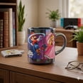 thumbnail image 3 of Taza Cerámica Mega Jumbo 820 ml Mario Galaxy Iridiscente, 3 of 3