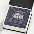 thumbnail image 3 of To My Granddaughter You're a Treasure Forever Necklace w Message Card, 3 of 20