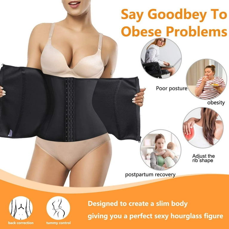 Fat Burning Shapewear Women Underwear Waist Trainer Body Strap Corsets for  Sweat Postpartum Bustiers Corsage Control Belly Mode