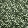 thumbnail image 1 of oneOone Polyester Lycra Green Fabric Asian Batik Floral Craft Projects Decor Fabric Printed By The Yard 56 Inch Wide, 1 of 4