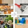 thumbnail image 4 of 100pcs/set Disposable Apron Transparent Waterproof Dishwasher Apron Easy Use for Restaurant Kitchen Cooking Cleaning Thick Plastic Aprons, 4 of 10