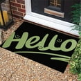 thumbnail image 1 of Non-Slip Indoor Outdoor Door Mat | Bathroom Rug & Kitchen Floor Mat | Easy Clean Absorbent Coil Pile | Rubber Backing for Safety | 16x24 Inch Welcome Mat for Home Entryway Laundry Room, 1 of 8