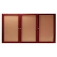 thumbnail image 3 of Aarco Products WBC3624R 1-Door Enclosed Bulletin Board - Walnut, 3 of 6