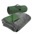 thumbnail image 1 of Fleece Stadium Waterproof Stadium Blanket  51”x 59”  Red-Black Plaid, 1 of 7