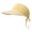 Yellow, variant on Afdoent Summer Cowboy Hat For Women Men Shapeable Straw Hat Hollowed Out Sun Hat For Summer Travel
