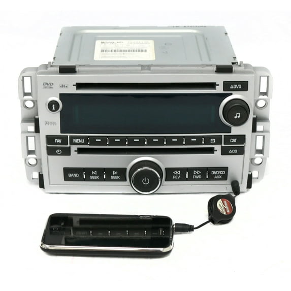 Restored 2007-2008 Chevrolet Equinox AM FM Radio CD DVD mp3 Aux Opt UUC 15294138 Unlocked (Refurbished)