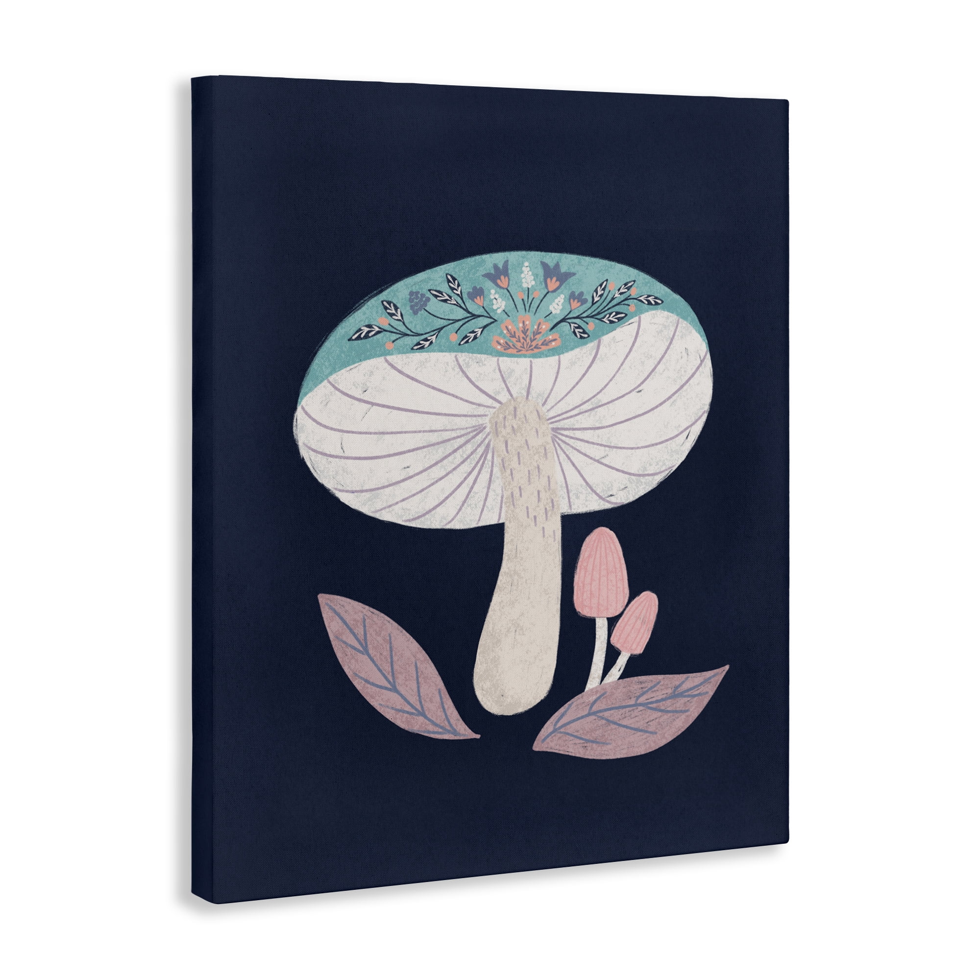 Stupell Industries Floral Cottage Mushroom Canvas Wall Art, design by Metka Hiti