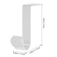 thumbnail image 3 of FELTECHELECTR 2 soportes de montaje para barra de cortina, ganchos de hierro para barra de cortina, para casa, oficina, dormitorio, 3 of 7
