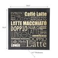 thumbnail image 2 of Art Mural En Toile Avec Café Au Latte, 2 of 3