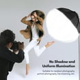 thumbnail image 4 of 50cm/ 19.7in Lantern Softbox Spherical Collapsible Soft Box Quick-Install with E27 Socket Carry Bag for Live Streaming Studio Photography Video Lighting Accessory, 4 of 8
