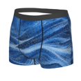 thumbnail image 2 of Balery Sparkling With Blue Men's Boxer Briefs, Soft and Breathable Cotton Underwear with nylon Waistband-X-Large, 2 of 9