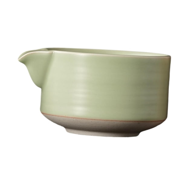 Ceramic Matcha Bowl Mezcla de tazón de té japonés accesorios de regalo de regalo artesanales para preparación de matcha japonesa para principiantes verde