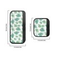 thumbnail image 5 of SEANATIVE 6 PCS Fridge Oven Door Handle Covers Washable Microwave Dishwasher Door Cloth Protector Anti Slip Water-Resistant Keep Off Smudges, Fingerprint, Stain, Green Tropical Monstera Leaf, 5 of 7