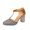 Gray, variant on VerPetridure Hollow Buckle Thick Heel Women's Sandals Summer Casual Single Shoes Color Matching Pump Sandals