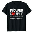 thumbnail image 1 of AALJY Power Couple T-Shirt Chrétien Assortis pour la Saint-Valentin, 1 of 5