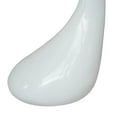 thumbnail image 2 of vidaXL Table Basse avec Plateau en Verre Rond Blanc Brillant, 2 of 4