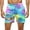 Multicolor #02, variant on Mens Swim Trunks Beach Shorts Quick Dry Hawaiian Swimming Shorts with Mesh Lining Swimwear Bathing Suit for Men Multicolor,XL