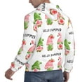 thumbnail image 6 of Fotbe Men's Hoodie with Hello Summer Gnome Pattern - Kangaroo Pocket Pullover Hooded Sweatshirt, Perfect for Daily Wear, Travel, and Home-4X-Large, 6 of 7