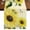 Yellow, variant on Table Runners 72 Inches Long Dress Scarves, Sunflowers Farmhouse Kitchen Table Runner, Coffee Tablerunners, Country Spring Botanical Flowers Bee Wooden 16x72 Inch