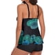 thumbnail image 3 of MKLEKYY Pijama Corto Para Mujer, Traje De Baño Tankini Fluido De Dos Piezas Con Pantalones Cortos Y Cuello En U, Trajes De Baño De 2 Piezas, 3 of 4