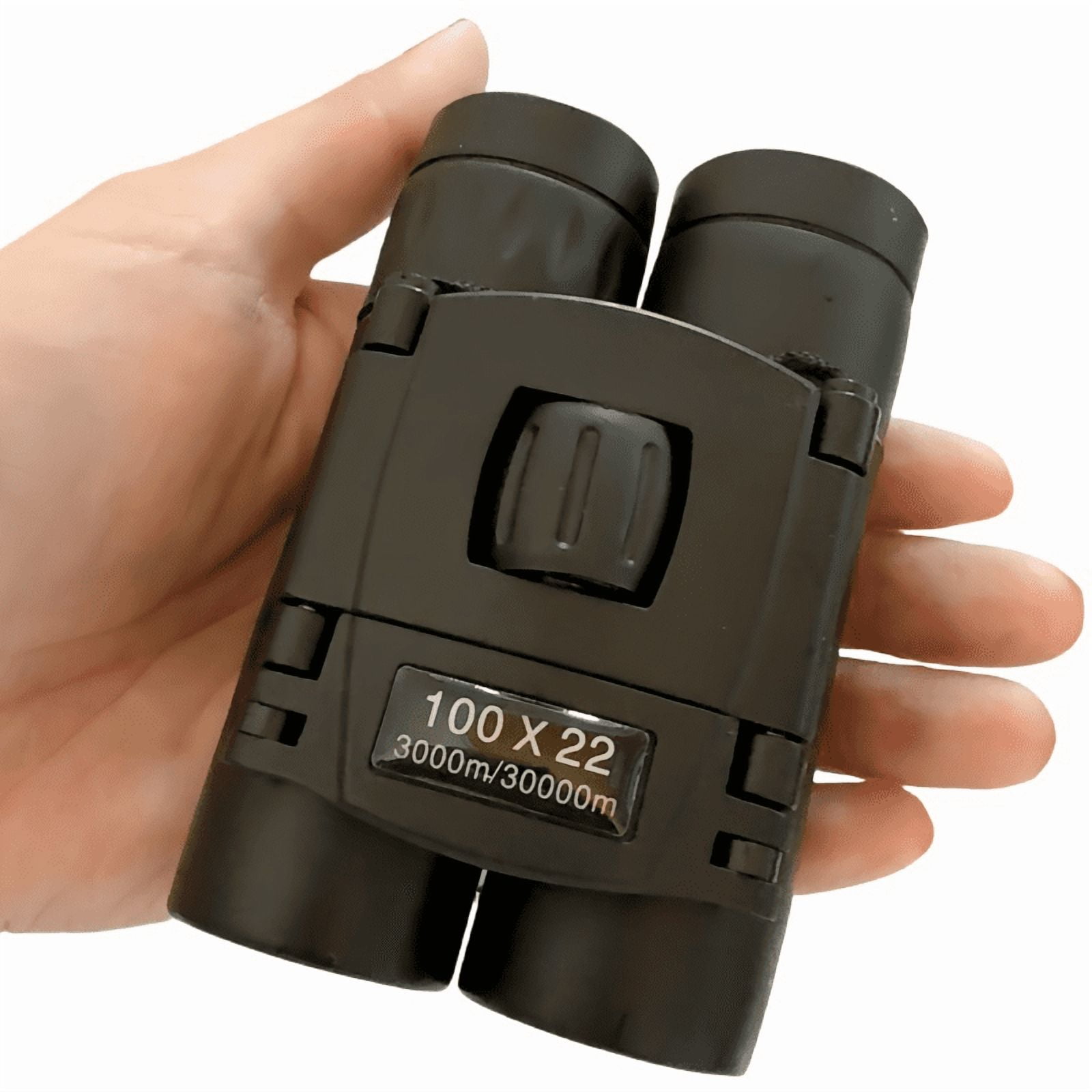 100x22 HD Powerful Binoculars 2000M Long Range Folding Mini Telescope BAK4 FMC Optics For Hunting Sports Outdoor Camping Travel