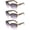 3 Pairs of Green, variant on 3 Pairs of Women Bifocal Reading Glasses Sunglasses Cat Eye Readers Gradient TAC Classic Oversized Presbyopic Glasses +2.00