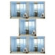 thumbnail image 1 of Yuarrent Home Apartment Romantic Window Curtain Replacement Drape Bedroom Flocking Full Room Privacy Soft Living Protection Type2 NO2, 1 of 6
